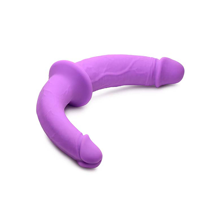 Double Charmer - Silicone Double Dildo met Harness