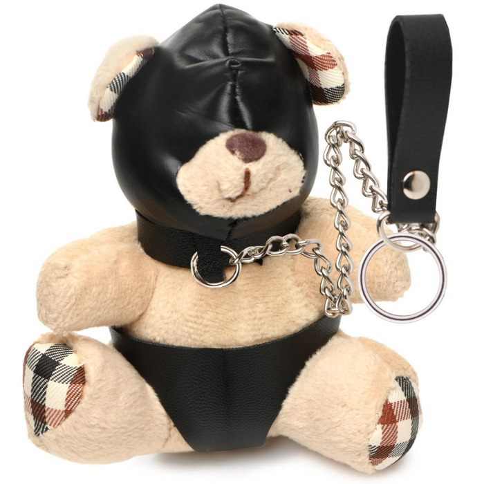 Hooded Teddy Bear Sleutelhanger - Tan