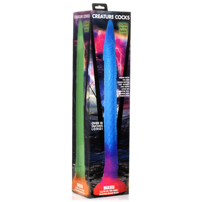 Makara - Glow in the Dark - Siliconen Slang Dildo