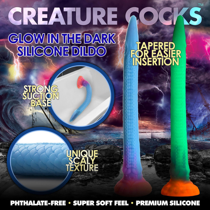 Makara - Glow in the Dark - Siliconen Slang Dildo