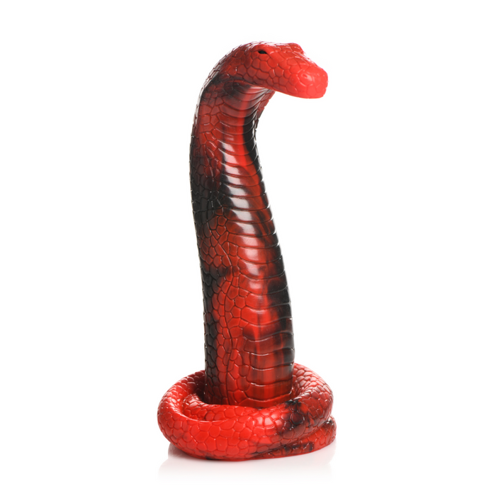 King Cobra - Siliconen Dildo - Rood