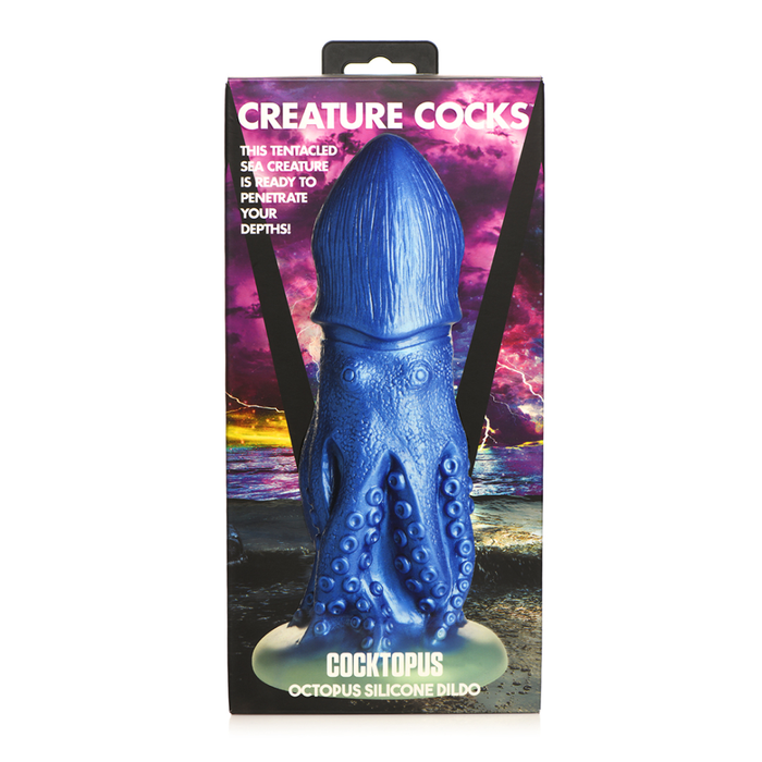 Cocktopus Octopus - Siliconen Dildo - Blauw