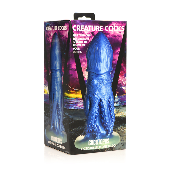 Cocktopus Octopus - Siliconen Dildo - Blauw