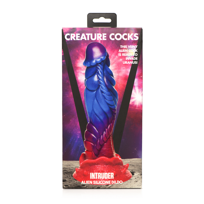 Intruder - Alien Silicone Dildo - Paars