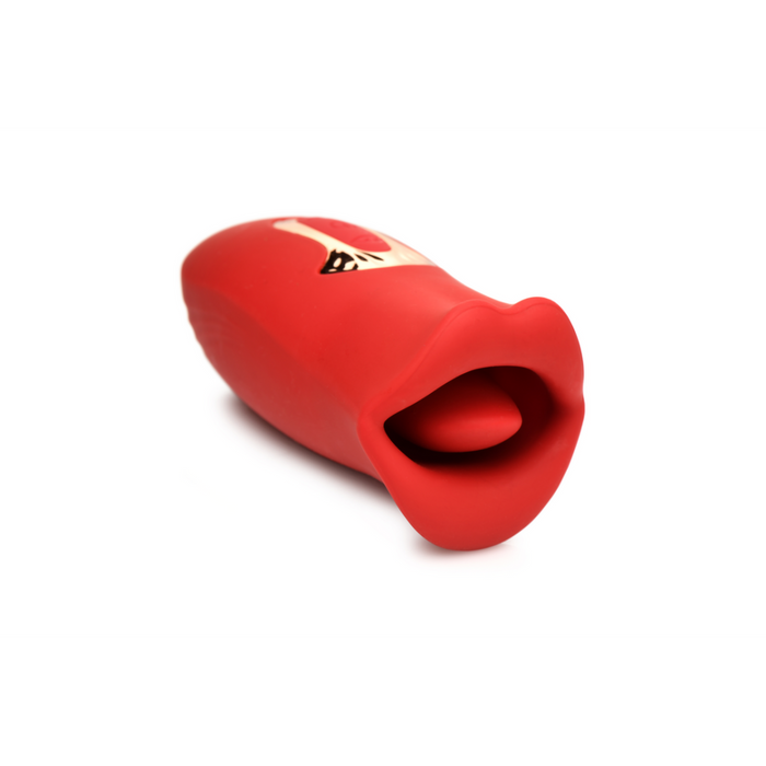 Kiss and Tell - Silicone Kissing en Vibrerende Clitorisstimulator - Rood