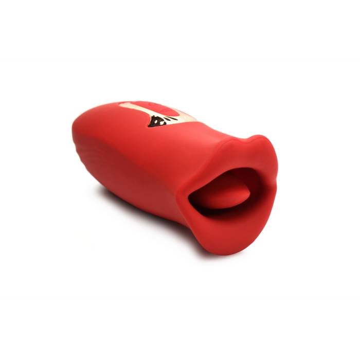 Kiss and Tell - Silicone Kissing en Vibrerende Clitorisstimulator - Rood