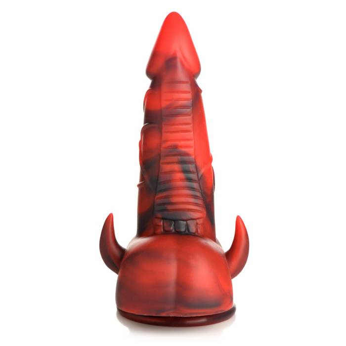 Horny Devil - Demon Silicone Dildo - Rood