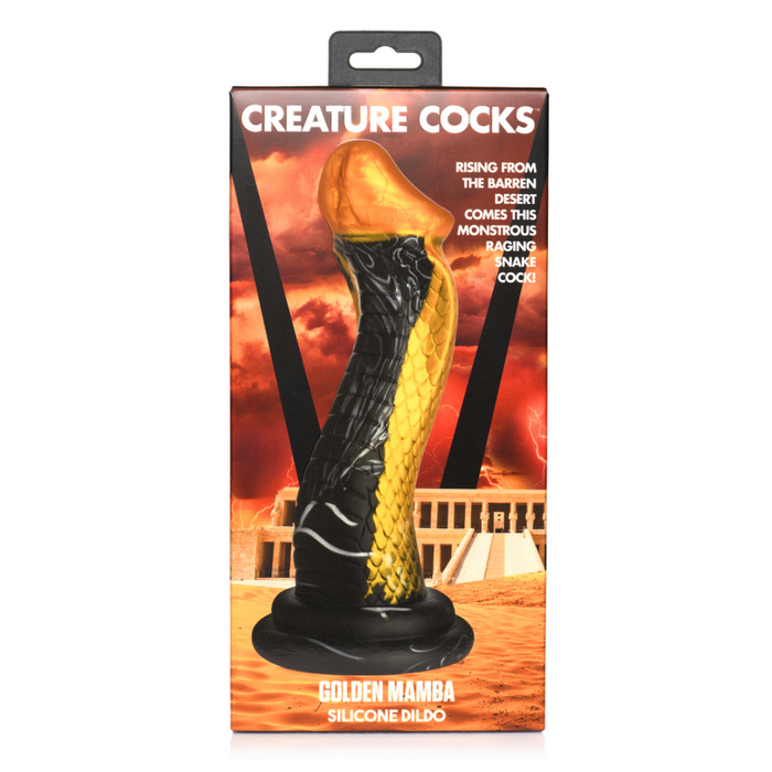 Golden Snake - Silicone Dildo