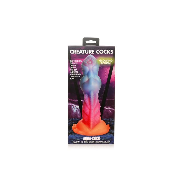 Aqua Cock - Glow-in-the-Dark Siliconen Dildo