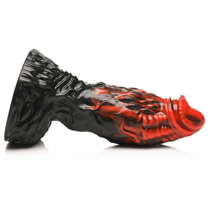 Vulcan - Silicone Dildo - Black/Red