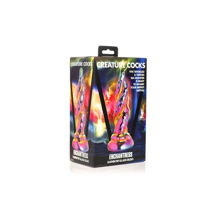 Enchantress - Rainbow Glass Dildo