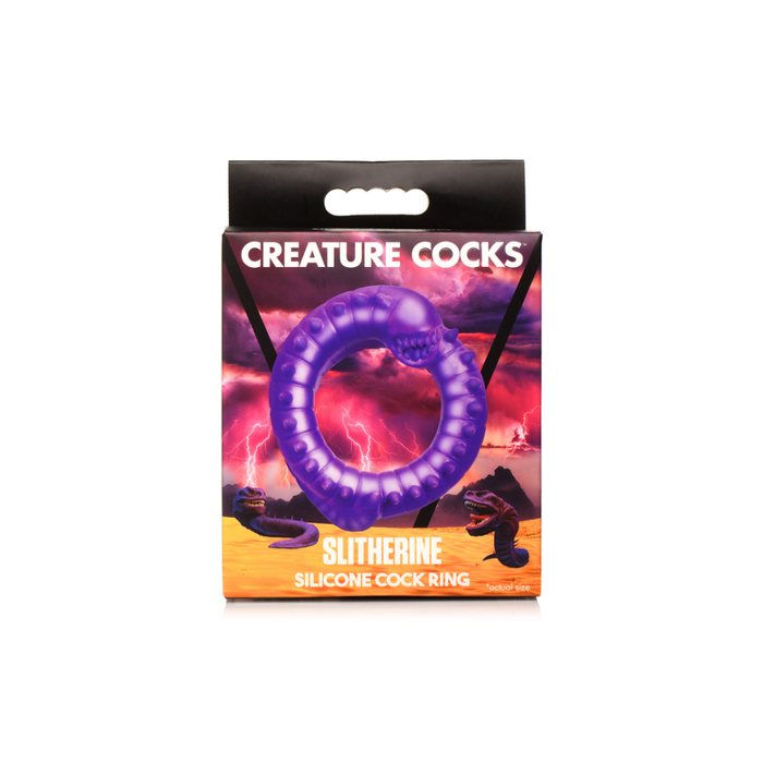 Slitherine - Silicone Cock Ring - Purple