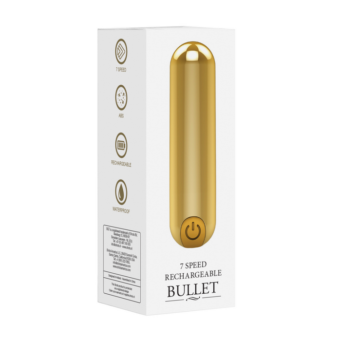 10 Speed Rechargeable Bullet - Gold