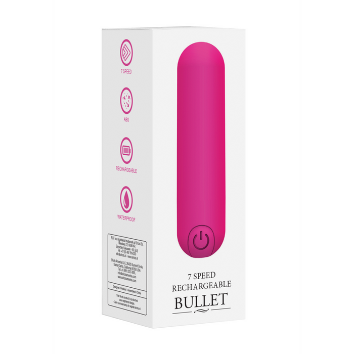 10 Speed Rechargeable Bullet - Pink