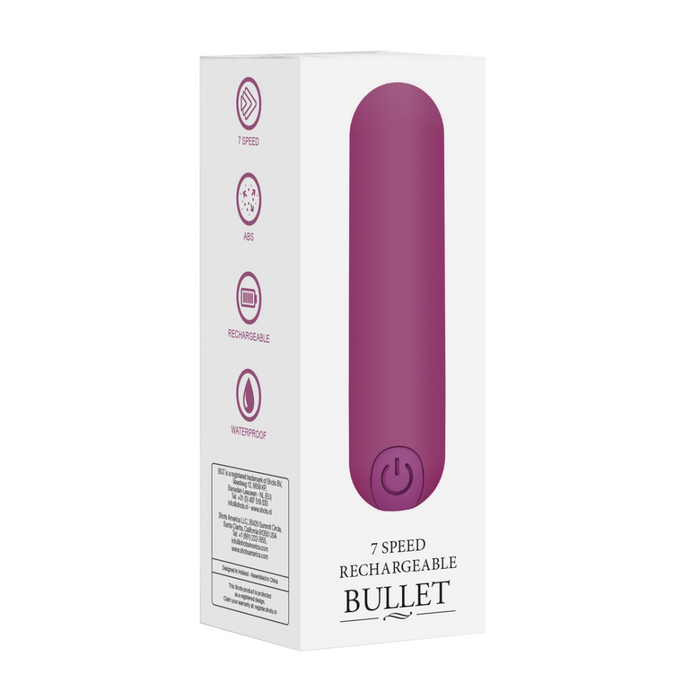 10 Speed Rechargeable Bullet - Purple