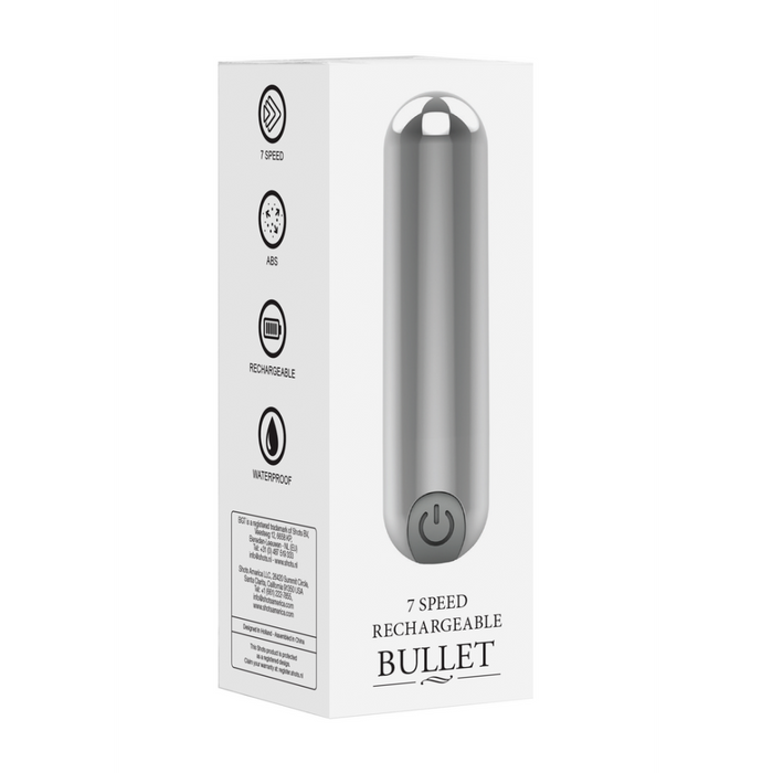 10 Speed Rechargeable Bullet - Silver