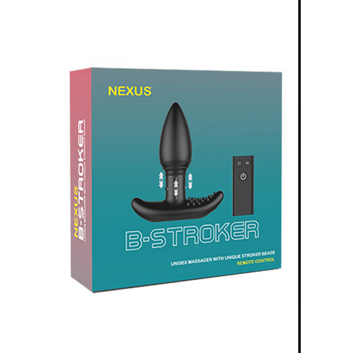 B-Stroker - Unisex Massager with Unique Rimming Beads and Remote Control