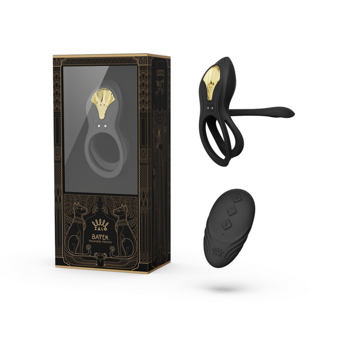 BAYEK - Wearable Vibrator - Obsidian Black