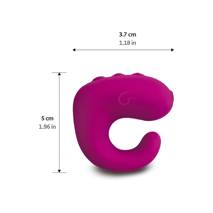 G-Ring XL Vinger Vibrator- Zoete framboos