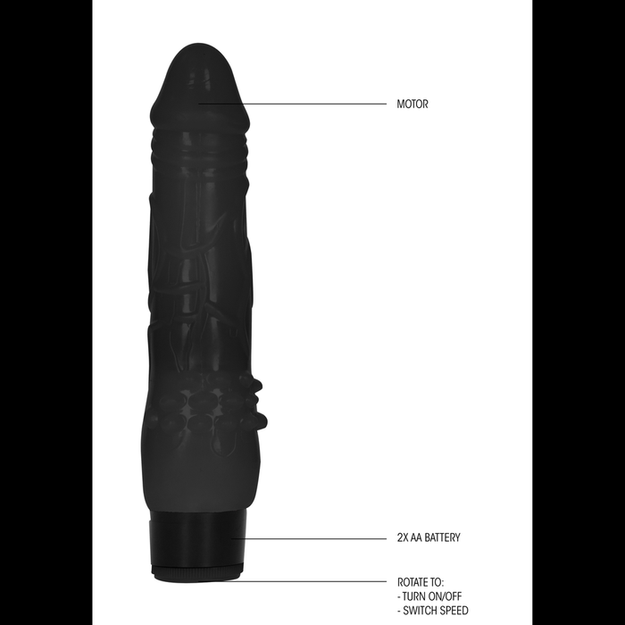 Fat Realistic Dildo Vibrator - 8 / 20 cm