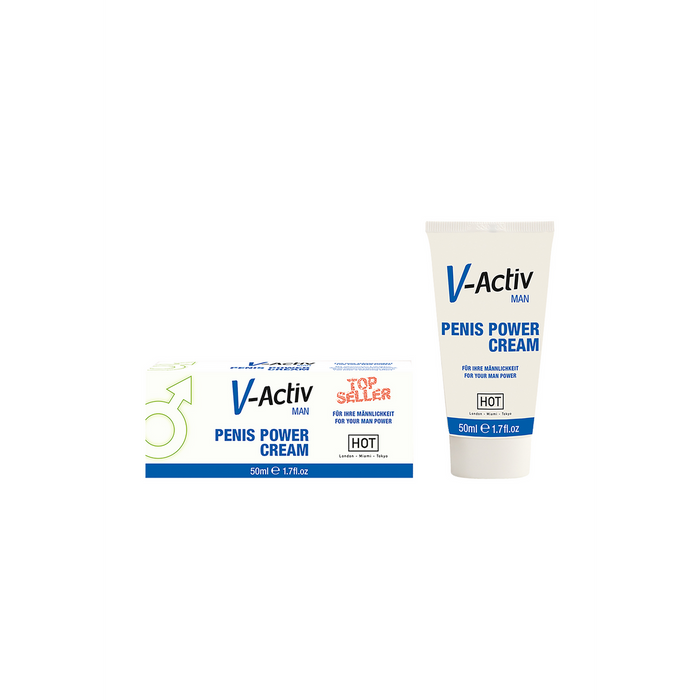 V-Activ - Penis Power Cream for Men - 2 fl oz / 50 ml