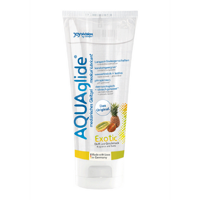 AQUAglide Neutral - Flavored Waterbased Lubricant - Exotic - 3 fl oz / 100 ml