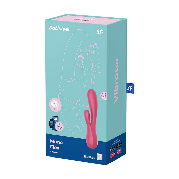 Mono Flex - Rabbit Vibrator - Rood