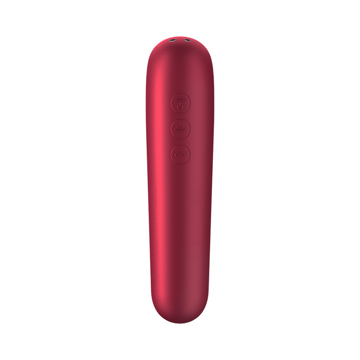 Dual Love - Air Pulse Vibrator - Red