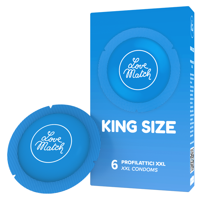 King Size - Condoms - 2.4 / 60 mm - 6 Pieces