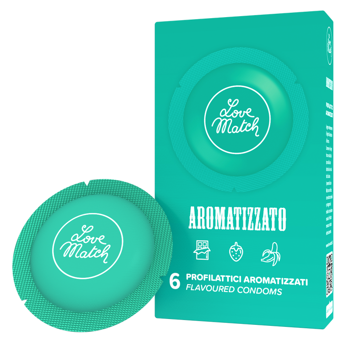 Aromatizzato - Flavored Condoms - 6 Pieces