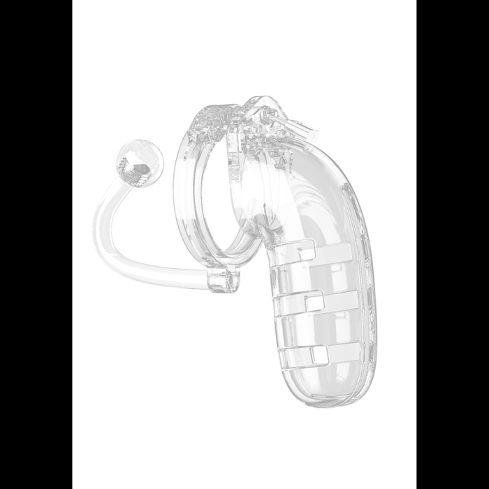 Model 12 Chastity Cock Cage met Plug - 5,5 / 14 cm