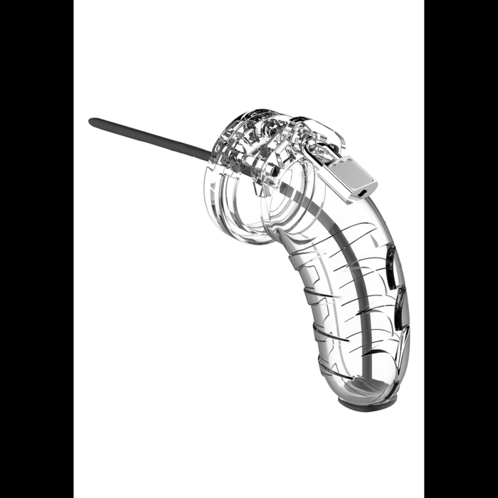 Model 16 Chastity Cock Cage met Urethrale Sounding - 4.5 / 11,5 cm