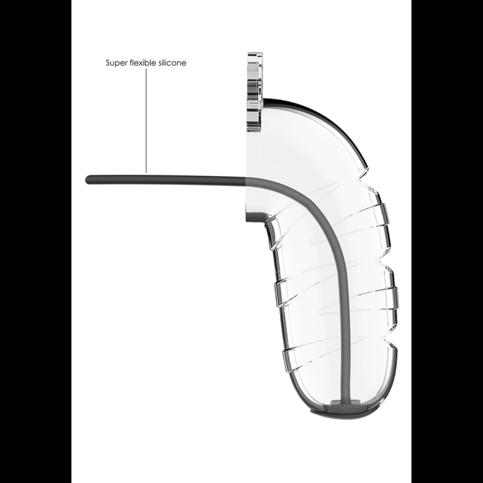 Model 17 Chastity Cock Cage met Urethrale Sounding - 5.5 / 14 cm