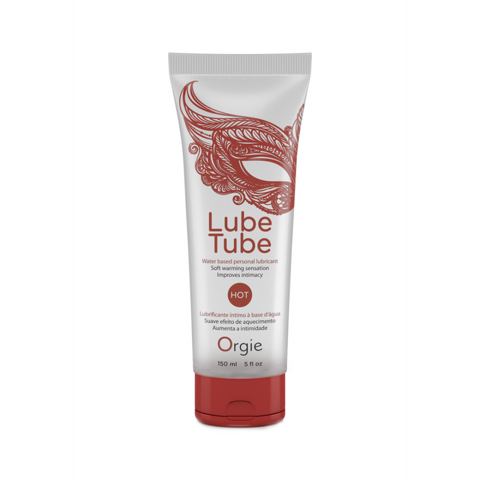 Lube Tube Hot - Waterbased Lubricant with a Warming Effect - 5 fl oz / 150 ml