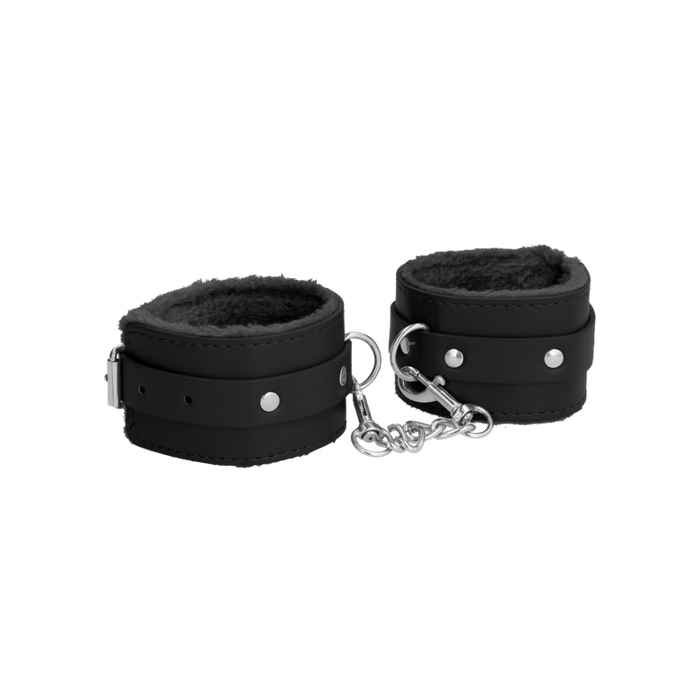 Plush Leather Handcuffs