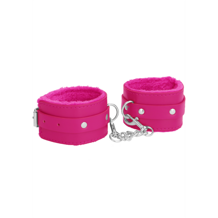 Plush Leather Handcuffs