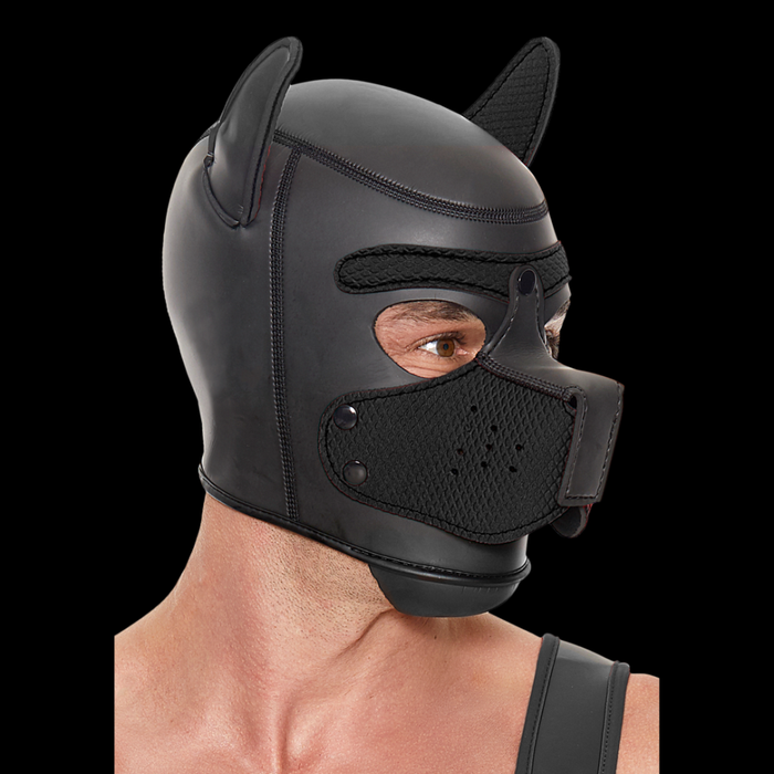 Neoprene Puppy Mask - Black