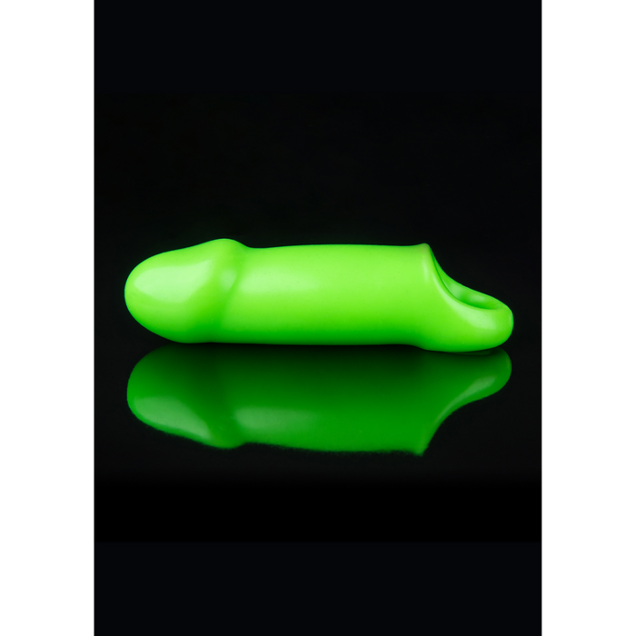 Smooth Thick Stretchy Penis Sheath - Glow in the Dark