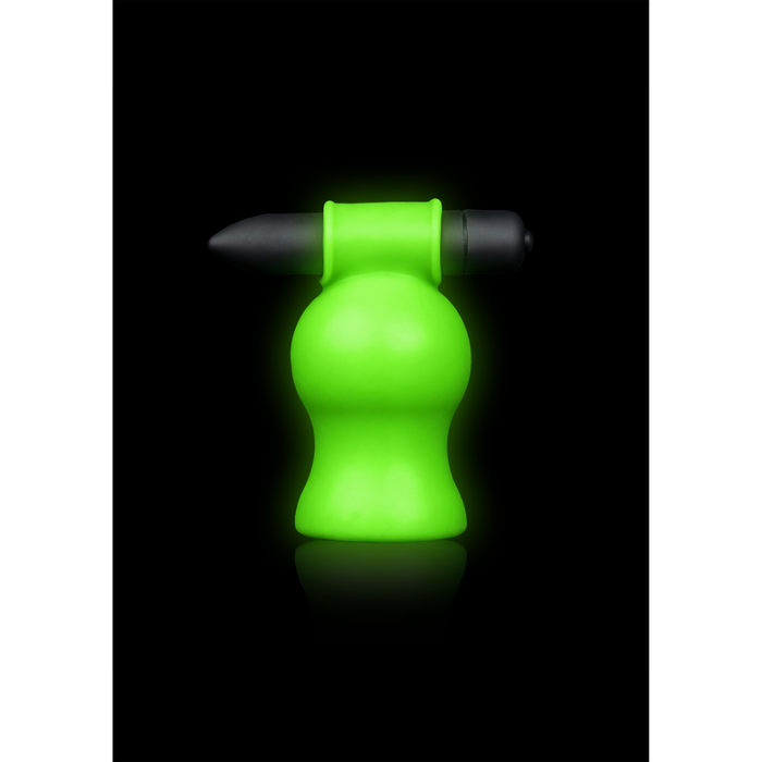 Vibrating Head Masturbator - Glow in the Dark