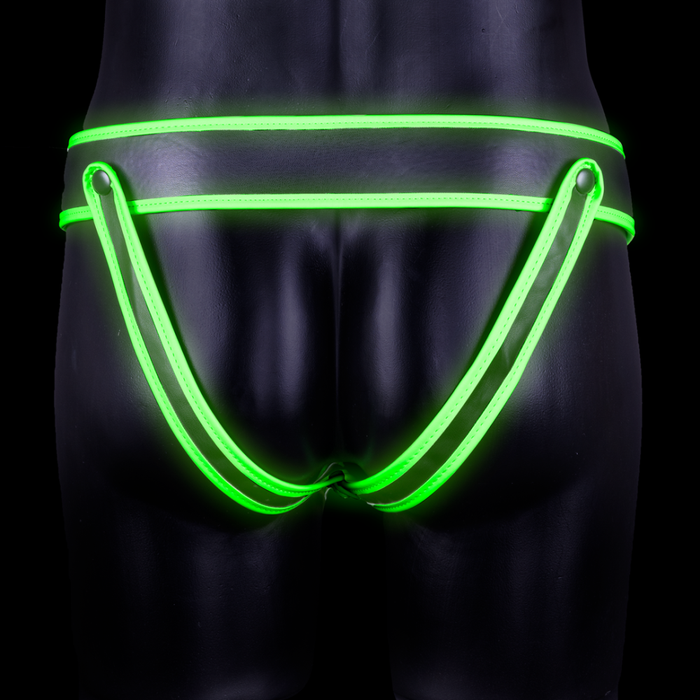 Striped Jockstrap - Glow in the Dark - L/XL