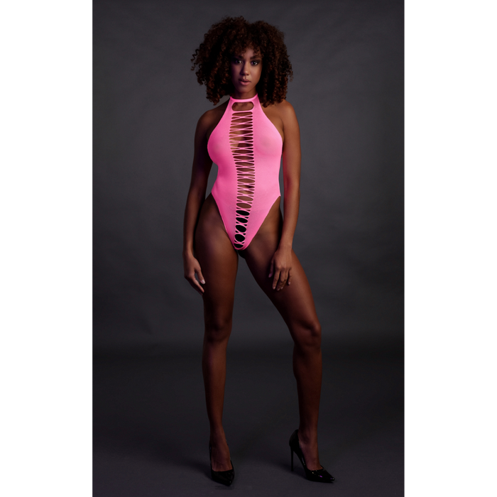 High-Cut Body - One Size - Neon Pink