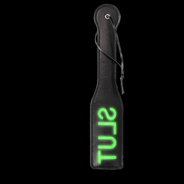 Slut Paddle - Glow in the Dark - Neon Green