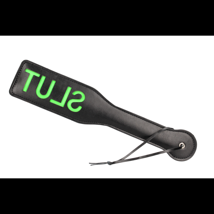 Slut Paddle - Glow in the Dark - Neon Green