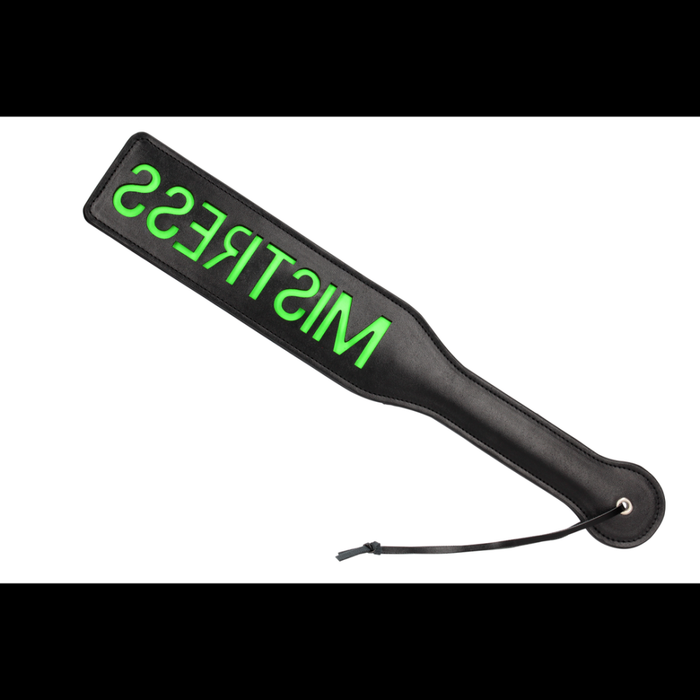 Mistress Paddle - Glow in the Dark - Neon Green