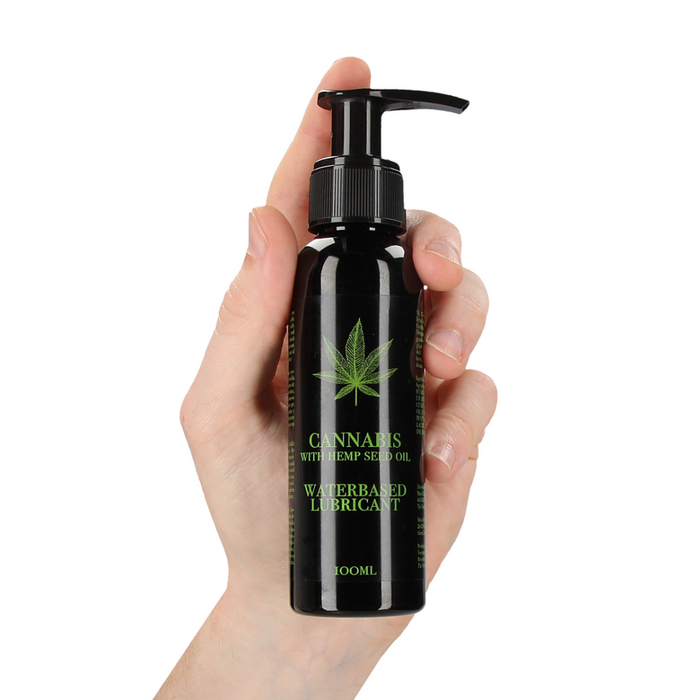 Cannabis with Hemp Seed Oil Water Based Lubricant - 3 fl oz / 100 ml