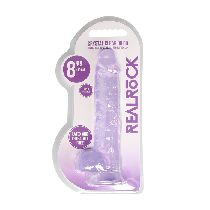 Realistic Dildo with Balls - 8 / 21 cm