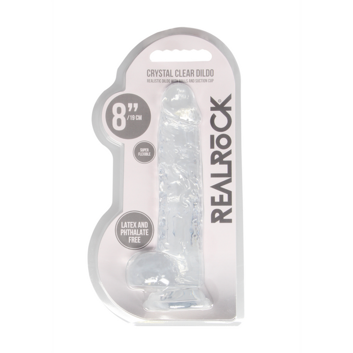 Realistic Dildo with Balls - 8 / 21 cm