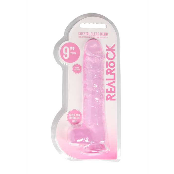 Realistic Dildo with Balls - 9 / 23 cm