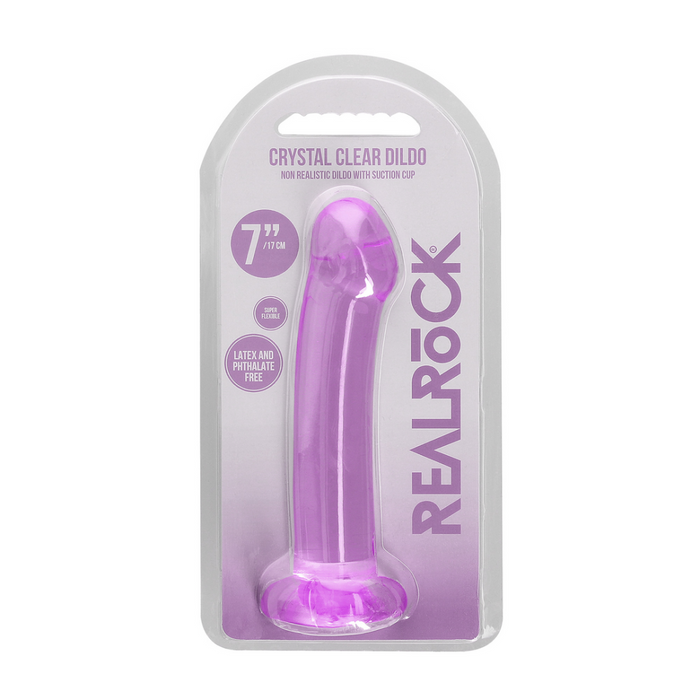 Non-Realistic Dildo with Suction Cup - 7 / 17 cm