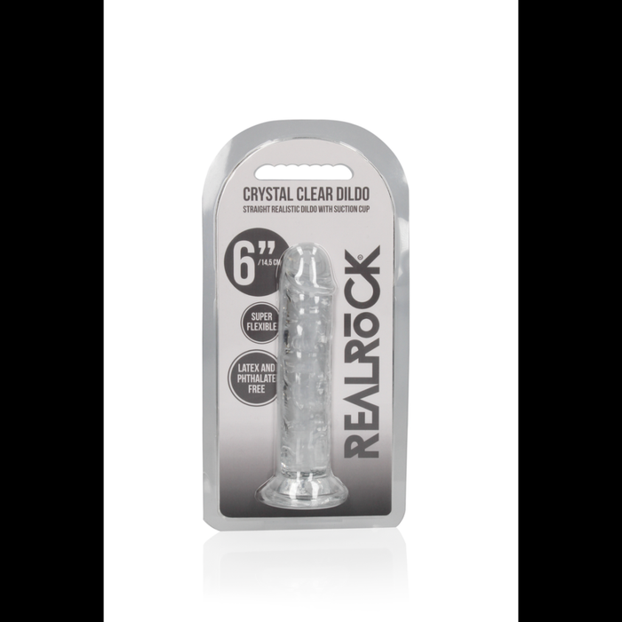 Straight Realistic Dildo with Suction Cup - 6'' / 14,5